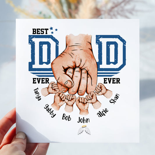 Father's Day Fist Bump Card